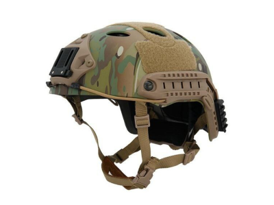 Lancer Tactical Military Style Helmet, Modern Camo