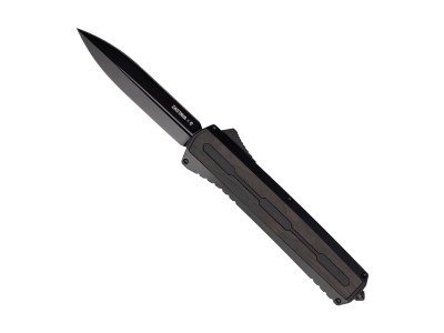 Tekto A7 Zastava Automatic OTF Knife - Dagger, Black