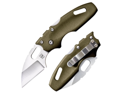 Cold Steel Mini Tuff Lite Plain Edge, OD Green, Right, Manual