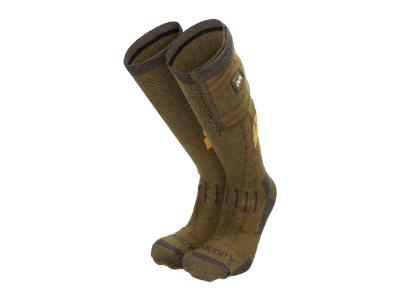 Muddy Nucleus Heated Socks, Brown Clay