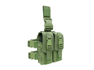 Condor Drop Leg Double M4 Mag Pouch, OD Green