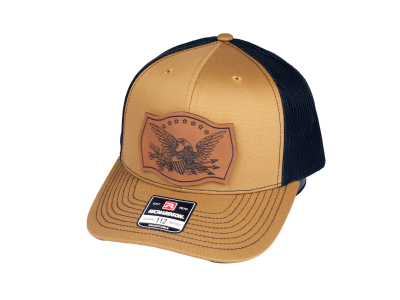 Artora Vintage Eagle Hat, Caramel
