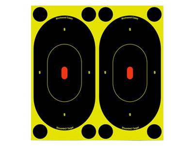 Birchwood Casey Shoot-N-C Targets, 7" Silhouette, 12 Targets + 48 Pasters