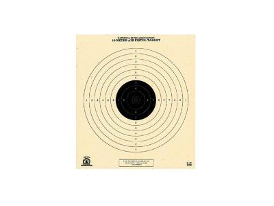 National Target Single Bull Center Air Pistol Target