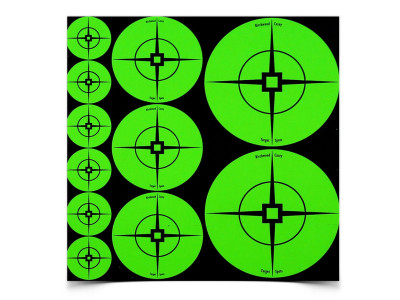 Birchwood Casey Assorted Crosshair Target Spots, Green