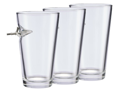 Benshot Broadhead 16oz Pint Glass, 3 Pack