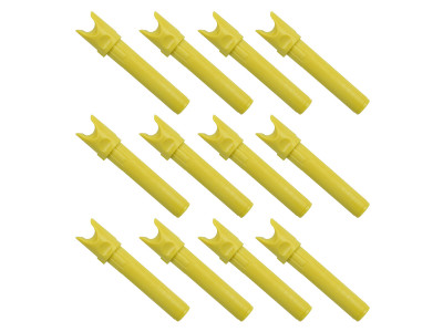 TenPoint Alpha Nock HPX, Yellow, 12 Pack