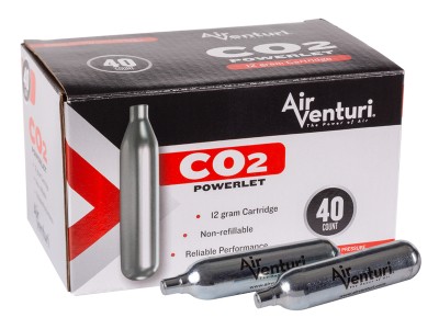 Air Venturi 12-Gram CO2 Cartridges, 40ct