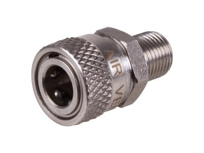 Air Venturi Female Quick-Disconnect to 1/8" BSPP Male, 5000 PSI