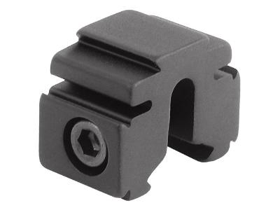 BKL Single 3/8" or 11mm Tri-Mount Dovetail Riser Mount, 0.60" Long, Black