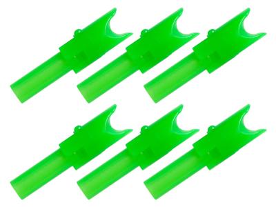 TenPoint Alpha-Nocks - Green Molded - 6 Pack