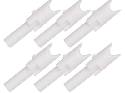 TenPoint Alpha-Nocks - White Molded - 6 Pack