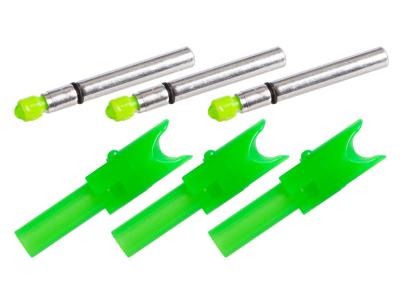 TenPoint Alpha-Brite Lighted Nock System - Green - 3 Pack