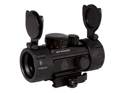 Red Laser+1×30mm Red Dot Sight Scope With Flip Up Caps & Quick Release Mount 