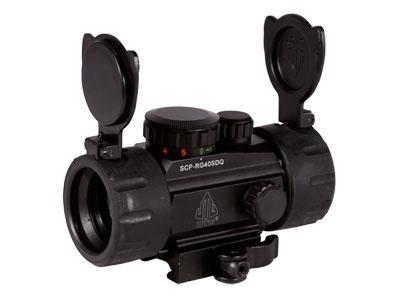 UTG 1x30 4" Compact ITA Red/Green Target Dot Sight, 1/2 MOA, Integral Quick-Detach Weaver/Picatinny Mount