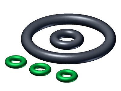 Hill MK4 Hand Pump Piston Seal Kit, 5ct