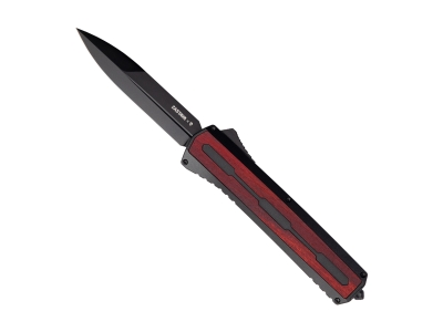 Tekto A7 Zastava Automatic OTF Knife - Spear Point, Red