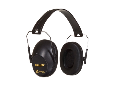 Allen Reaction Lo-Profile Protection Shooting Earmuffs, Black