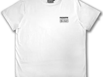 JSB Predator Short Sleeve Cotton/Spandex T-Shirt, White, Extra Large