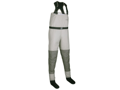 Allen Platte Pro Breathable Stockingfoot Fishing Wader, Grey, 6.5, US, Small