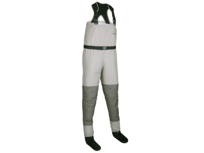 Allen Platte Pro Breathable Stockingfoot Fishing Wader, Grey, 11