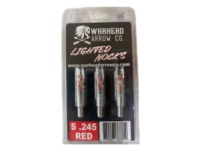 Walkers .245 S Red Lighted Nocks 3 PK