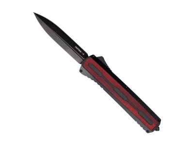 Tekto A7 Zastava Automatic OTF Knife - Dagger, Red
