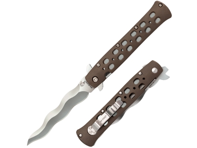 Cold Steel Zytel Handle Ti-Lite 4" Kris Blade, Right, Manual
