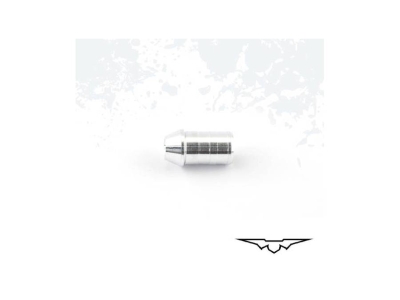 Black Eagle PS26 Glue-In Adjustable Stainless Steel Target Point 1 Dozen, Silver, 12 Count