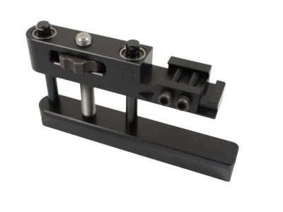 LSP Adjustable Bag Rider Rail Mounted Long Dowel V-Bottom, Hardened, Fine