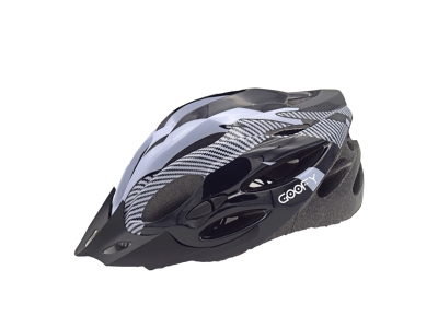 Goofy Adult Ghost Rider Bike Helmet, Black/White