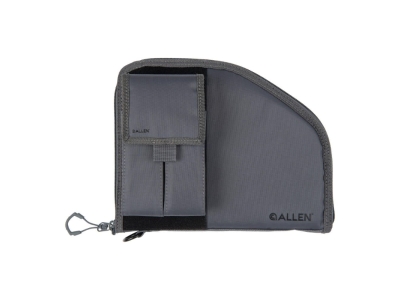 Allen Pistol Case with Mag Pouch, Full-Size Handguns, Charcoal