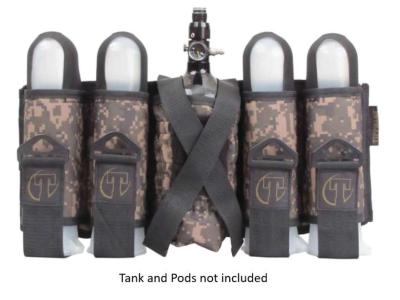 Tippmann 4+1 Paintball Sport Harness, Camo