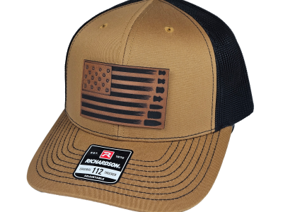Artora Airgun Pellet Flag Hat, Caramel
