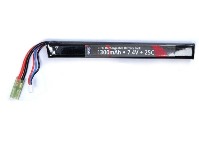 ASG 7.4v 1300mAh Single Stick LiPO Battery
