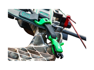 B3 Rival Buckle Strap Release Aid w/ Flex Connector, Green