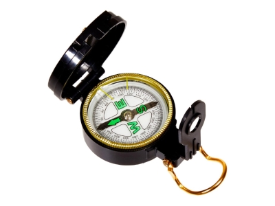 Allen Lensatic Compass, Luminous Dial, Black