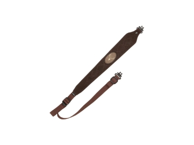Allen Big Game Suede Deer Head Rifle Sling with Swivels, None