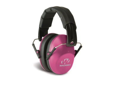 Walkers Low Profile Passive Folding Muff-31dB NRR-Pink