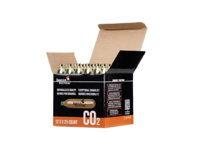 Lancer Tactical 12g CO2 Cartridges for Airsoft/Airguns, 25 Pack