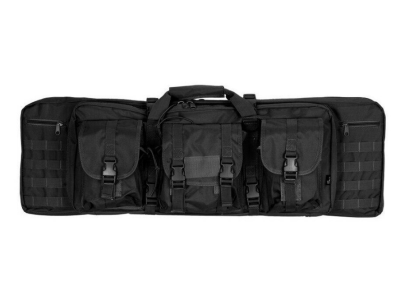 Lancer Tactical 36 MOLLE Double Gun Bag, Black