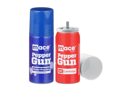 Mace Brand Pepper Gun Water and OC Refill Cartridges