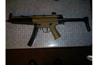 Customer image for H&K MP5 Navy Dual Power Airsoft, Dark Earth Brown | Pyramyd AIR 1