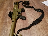 Customer image for SIG Sauer MPX CO2 Gun, Dot Sight, Flat Dark Earth | Pyramyd AIR 1