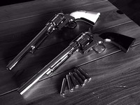 Customer image for Colt SAA Peacemaker 7.5" CO2 Pellet Revolver, Nickel | Pyramyd AIR 2