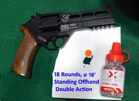 Customer image for Chiappa Rhino 50DS CO2 .177 BB Revolver, Black | Pyramyd AIR 1