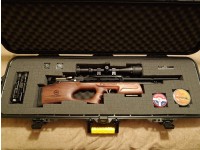 Customer image for Puncher Breaker Silent Walnut Sidelever PCP Air Rifle Kit | Pyramyd AIR 1