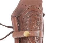 Hand-Tooled Leather Holster,, Image 3