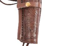 Hand-Tooled Leather Holster,, Image 4