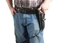 Hand-Tooled Leather Holster,, Image 3